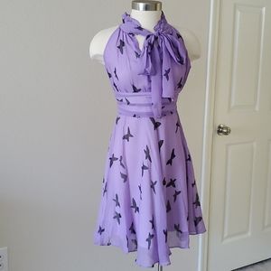 Marc Jacob's Silk Lavender Dress w/ Bow sz4